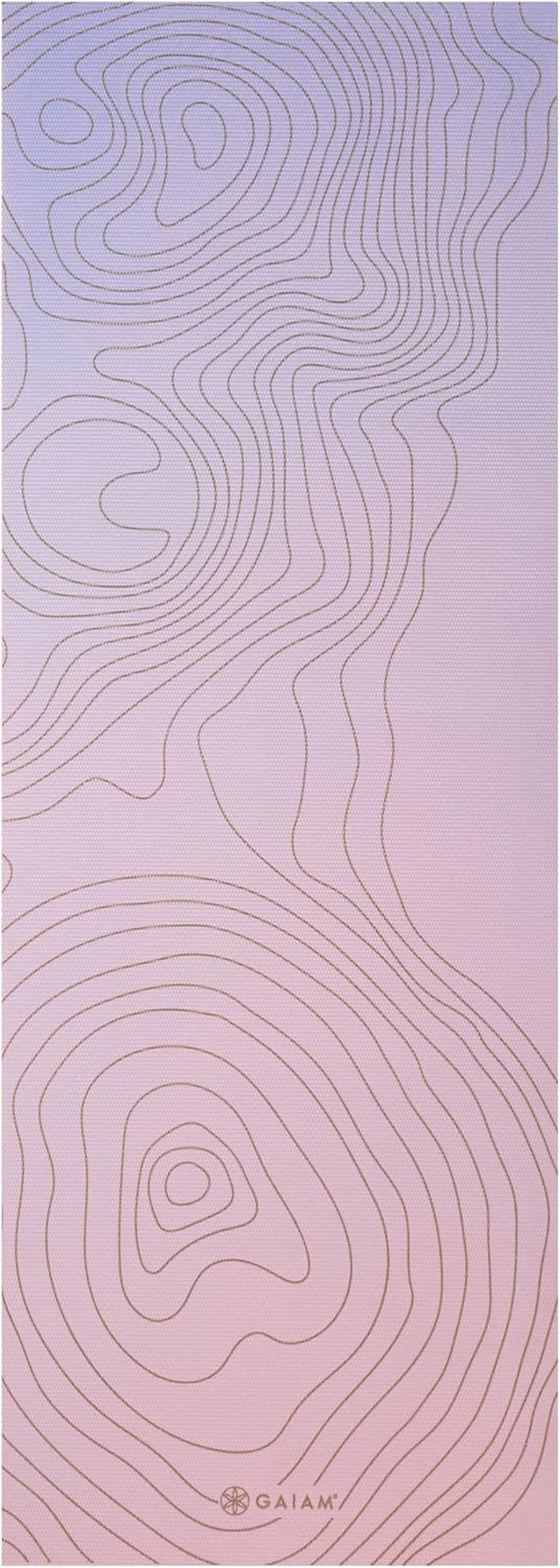 Gaiam Premium Yoga Mat, 6Mm Thick Print Mat