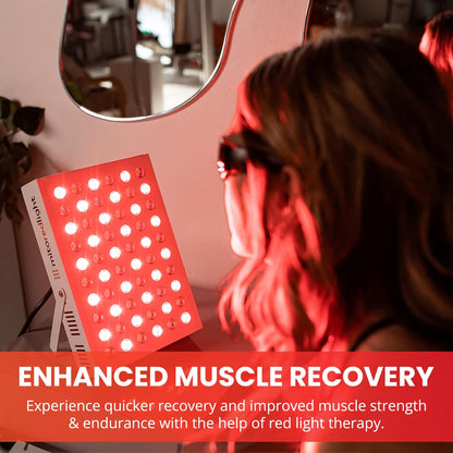 – Mitomin 2.0 Red Light Panel – Red Light Therapy for Face and Neck – Red Light & near Infrared Red Light Therapy – At-Home Red Light Therapy for Body