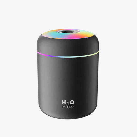 Mini USB Air Humidifier Aroma Diffuser Ultrasonic Cool Mist Essential Oil LED Light for Home Bedroom Car Office Desktop Portable