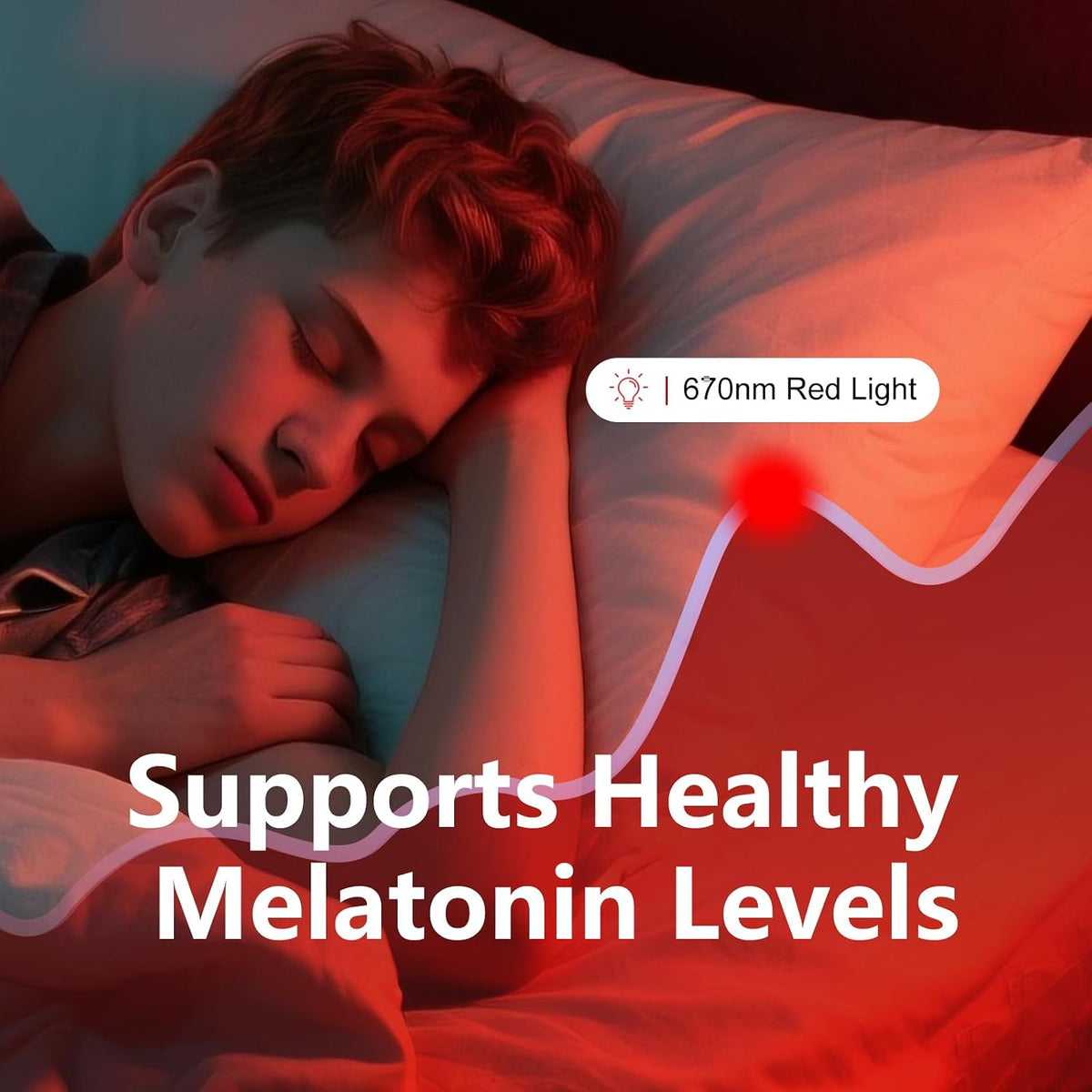 Red Light - 670Nm Red Light Therapy - No Blue Light Lamp