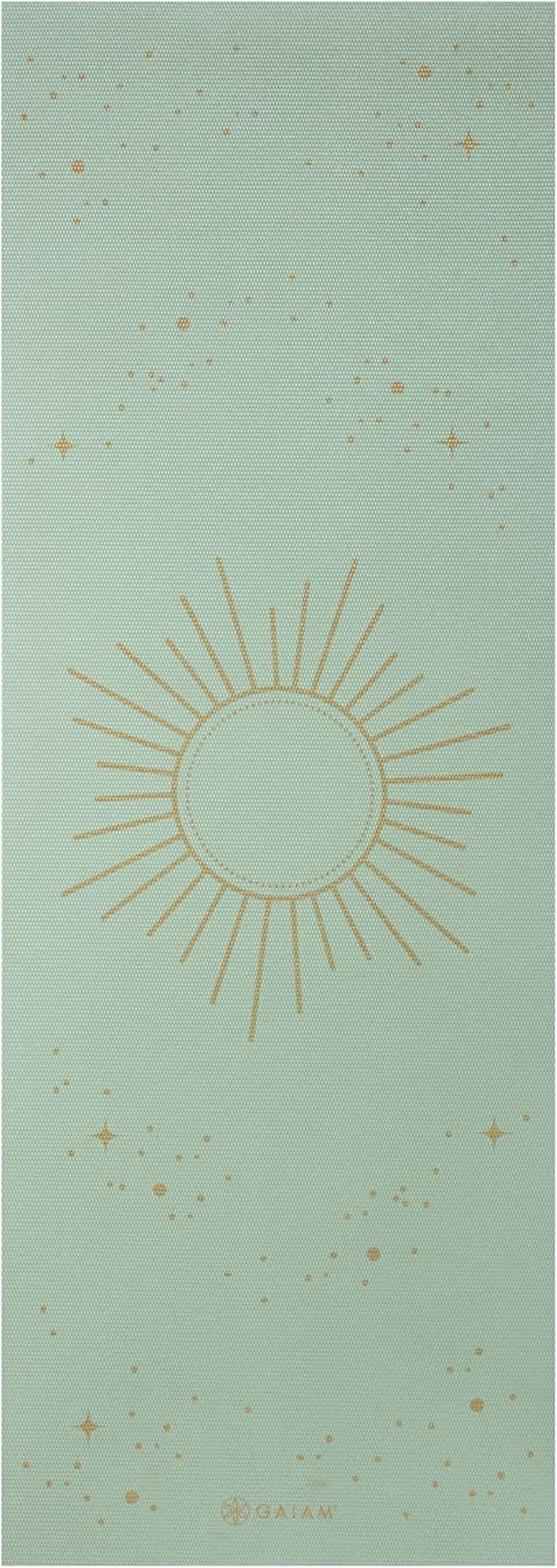 Gaiam Premium Yoga Mat, 6Mm Thick Print Mat