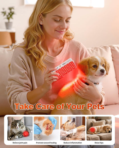 Red Light Therapy for Body and Face, Portable Red Light Panel